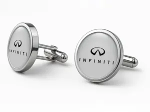 Infiniti Themed Cufflinks Durable High-Quality Minimal Racing